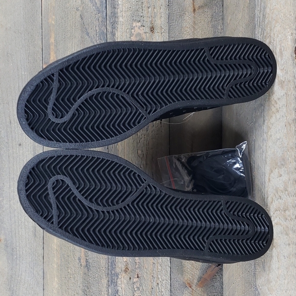 adidas Pharrell Williams Superstar Leather Shoes Sneakers Core Black - Picture 7 of 10